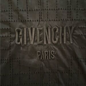 Givenchy Black Givenchy Perforated Logo Tee size small